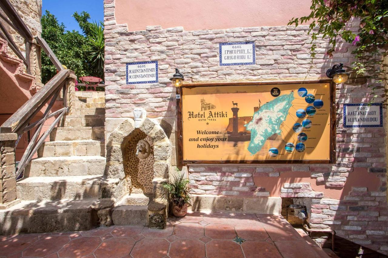 Attiki Hotel Rhodes City Exterior foto