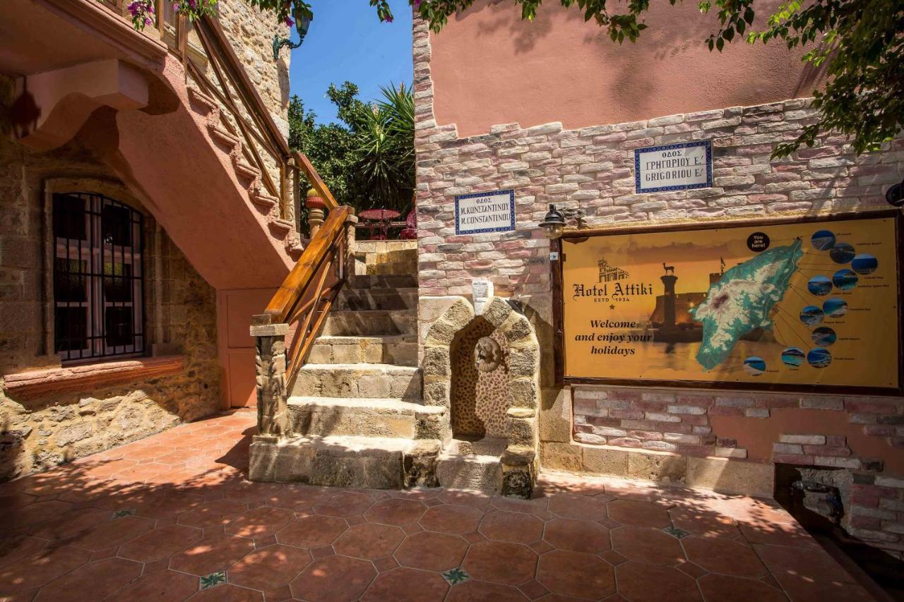 Attiki Hotel Rhodes City Exterior foto